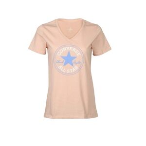 Converse Women's Chuck Taylor Core Patch V-Neck T-Shirt